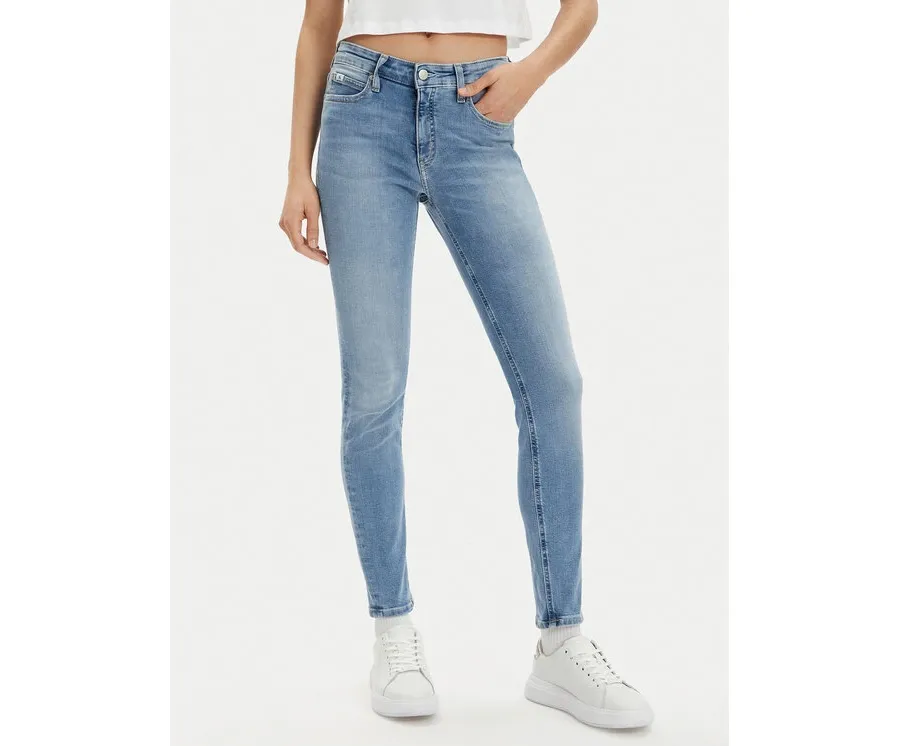 obrazek 1 Calvin Klein Jeans Jeansy J20J221580 Niebieski Skinny Fit