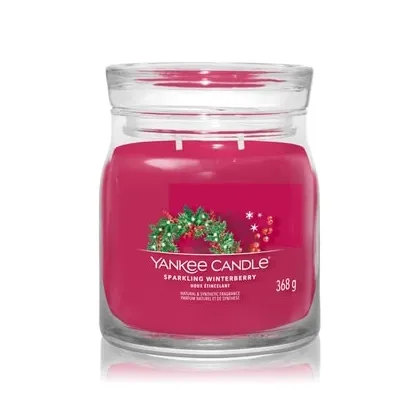 Zdjęcie Yankee Candle Sparkling Winterberry Signature Jar Świeca zapachowa 368 g