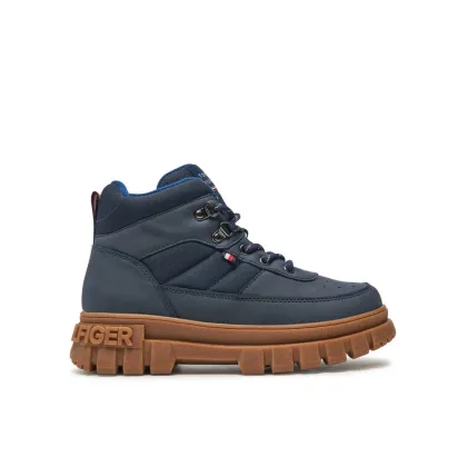 Zdjęcie Tommy Hilfiger Trzewiki Lace-Up Bootie T3X5-33707-1492 S Granatowy