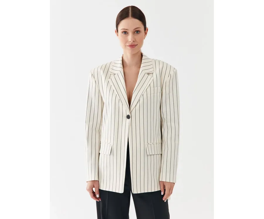 obrazek 1 Hugo Marynarka Aeva 50494497 Beżowy Relaxed Fit HUGO
