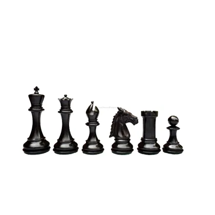 Zdjęcie Piękne figury z wykończeniem matowym do królewskiej gry - The Chess Empire