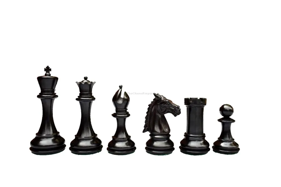 obrazek 1 Piękne figury z wykończeniem matowym do królewskiej gry - The Chess Empire