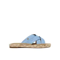 Zdjęcie Tommy Hilfiger Espadryle Chambray Espadrille Mule FW0FW08501 Niebieski