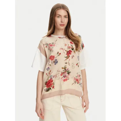 Zdjęcie Weekend Max Mara T-Shirt Pampas 2515941082 Beżowy Relaxed Fit