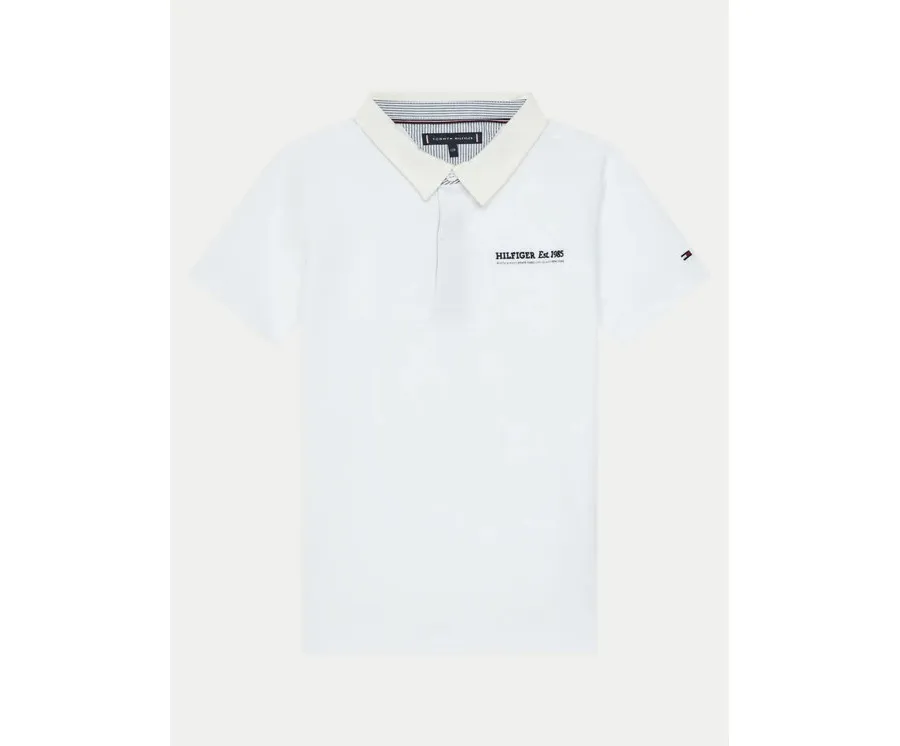 obrazek 1 Tommy Hilfiger Polo KB0KB09332 Biały Regular Fit
