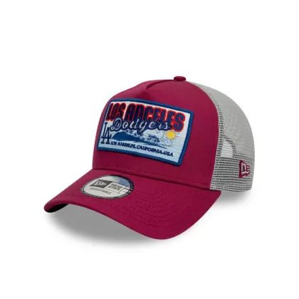 Zdjęcie New Era Czapka z daszkiem La Dodgers Mlb Patch 9Forty 60595249 Czerwony