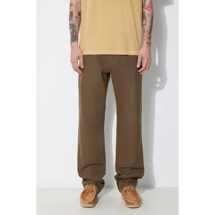 Zdjęcie Filson spodnie bawełniane Dry Tin 5 Pocket Pant kolor zielony proste FMPAN0012