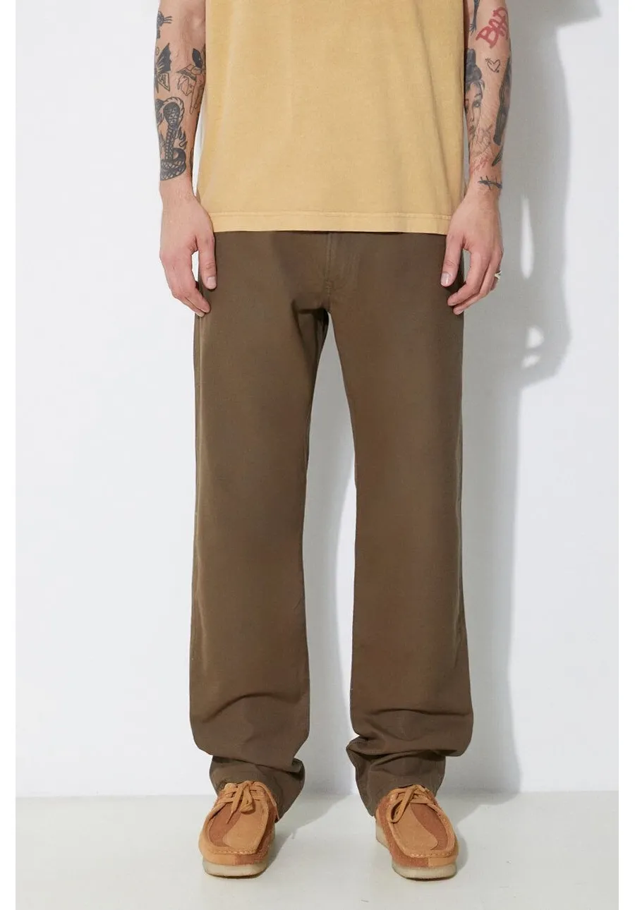 obrazek 1 Filson spodnie bawełniane Dry Tin 5 Pocket Pant kolor zielony proste FMPAN0012