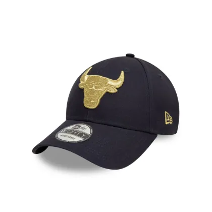 Zdjęcie New Era Czapka z daszkiem Chicago Bulls Metallic 9FORTY 60595196 Granatowy