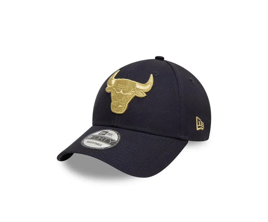 obrazek 1 New Era Czapka z daszkiem Chicago Bulls Metallic 9FORTY 60595196 Granatowy