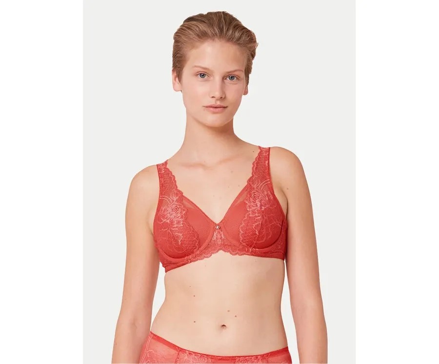 obrazek 1 Triumph Biustonosz z fiszbiną Wild Peony Florale 10209627 Różowy