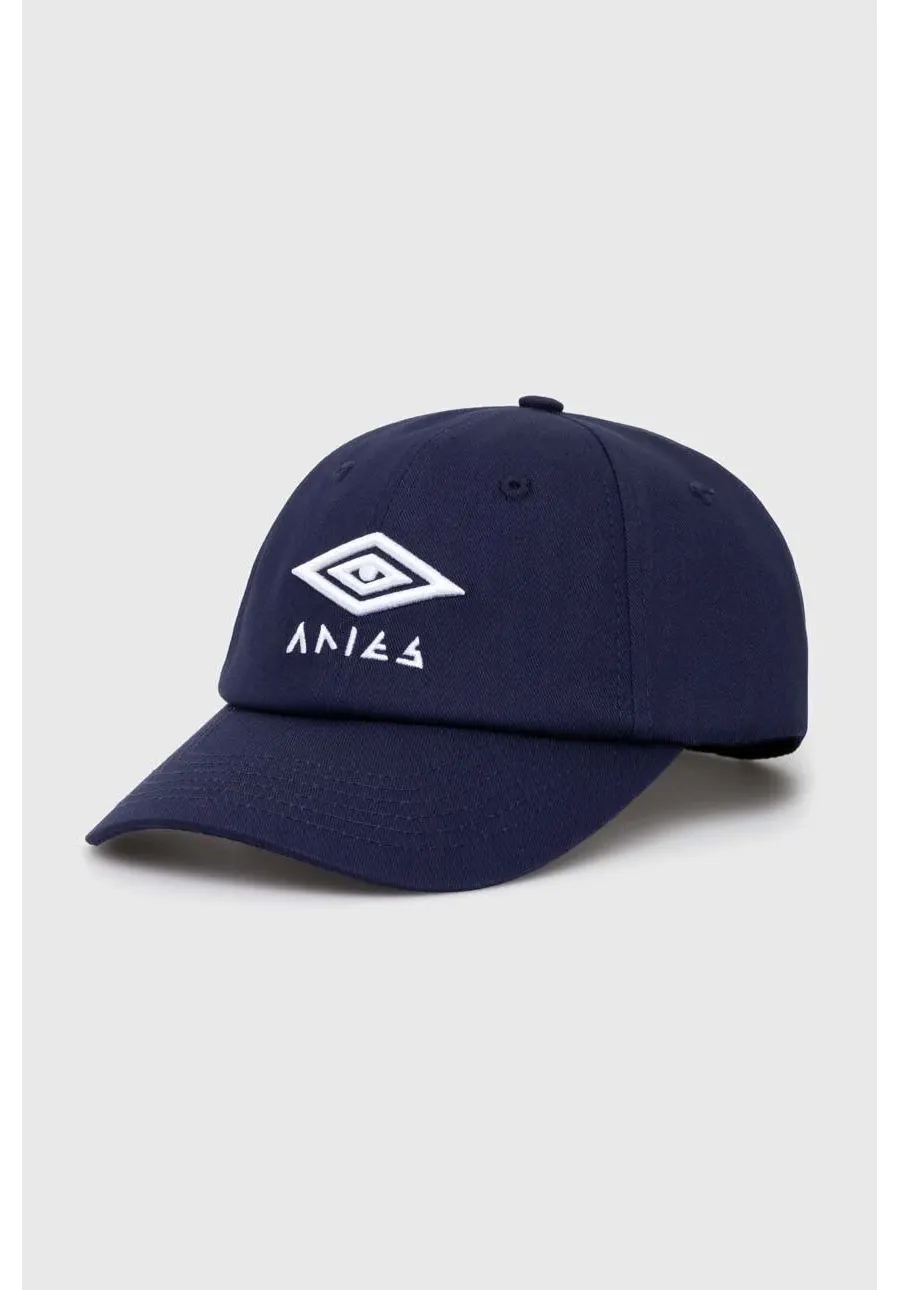 obrazek 1 Aries czapka z daszkiem bawełniana Aries x Umbro Eye Cap kolor niebieski z aplikacją UM90000.03