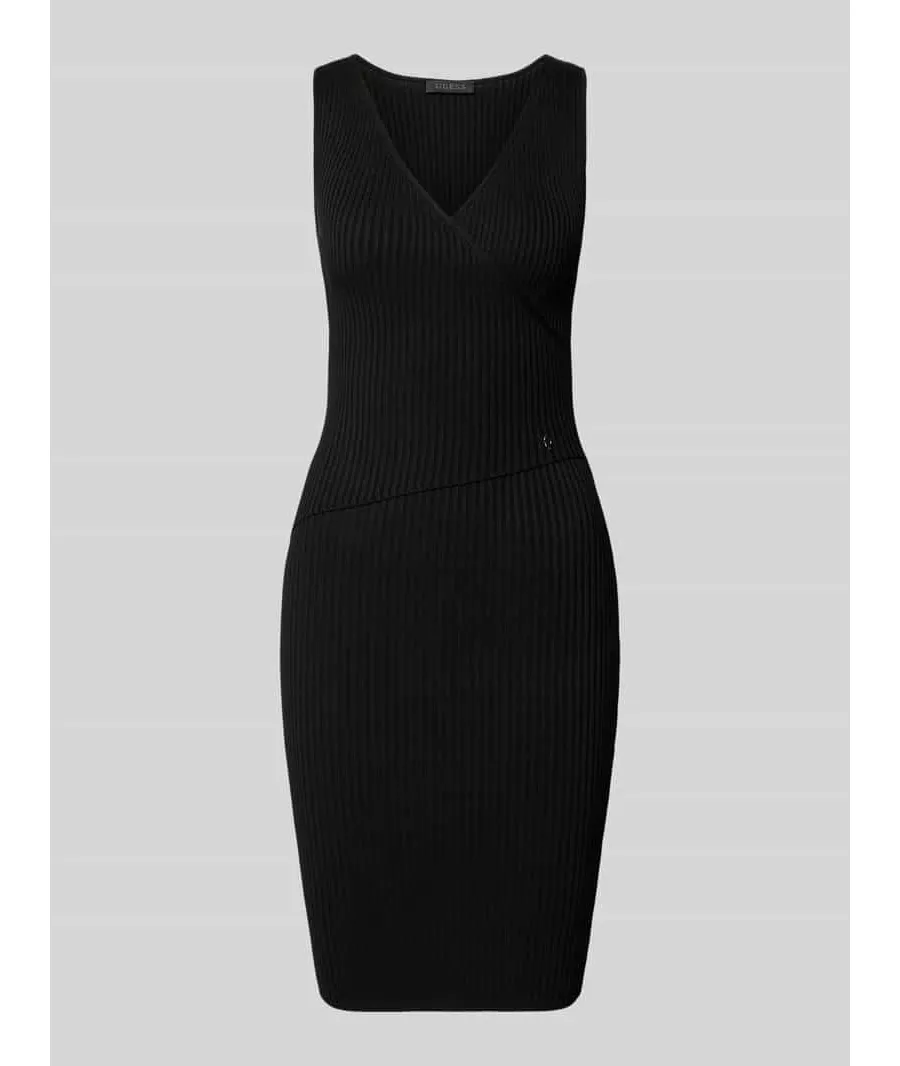 obrazek 1 Sukienka mini z drobnym prążkowaniem model ‘LUCILLE’