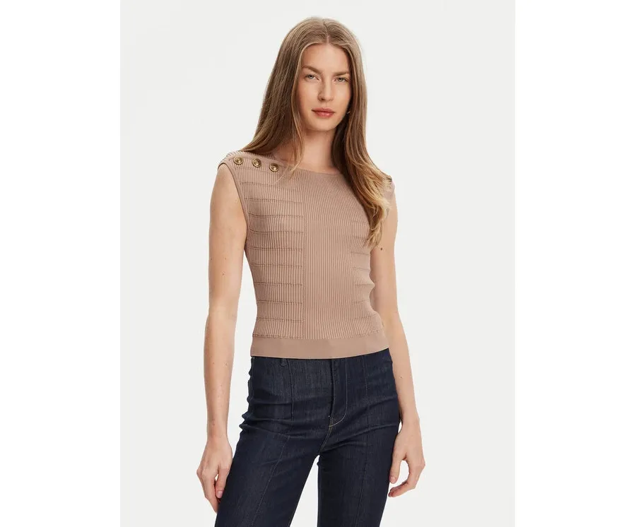 obrazek 1 Guess Bluzka W5YR12 Z0130 Brązowy Regular Fit