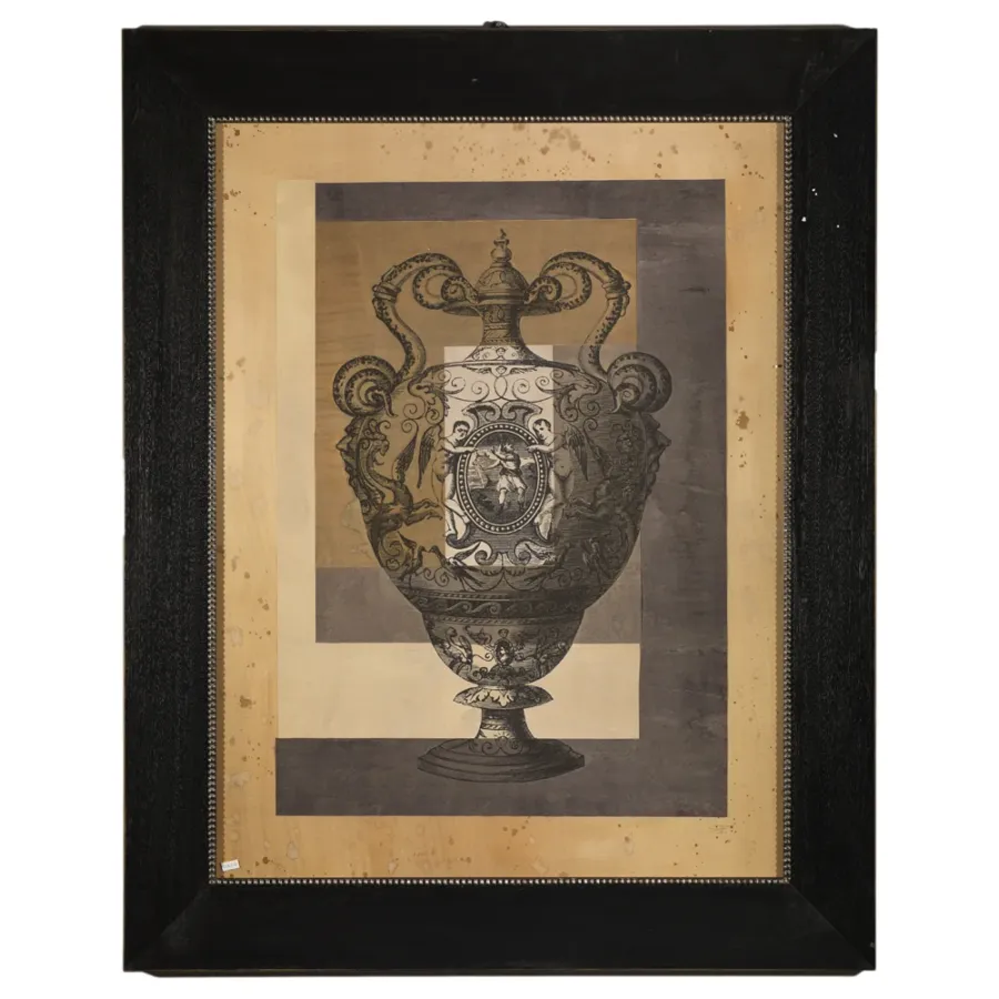 obrazek 1 Nadruk przedstawiający wazon H.103xL.83xP.5 cm