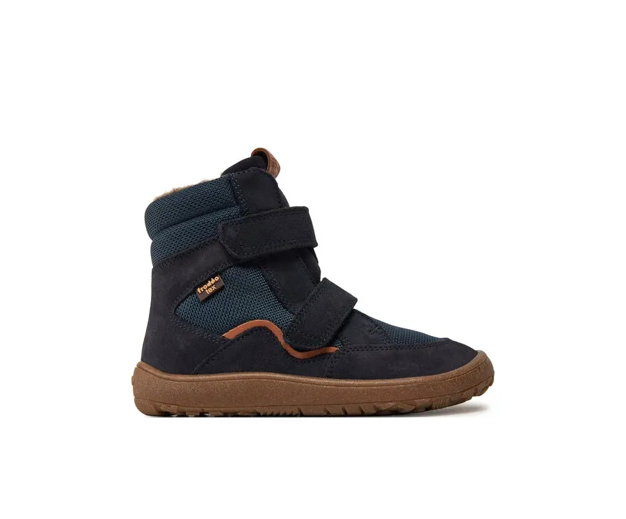obrazek 1 Froddo Kozaki Barefoot Tex Winter G3160233 M Niebieski