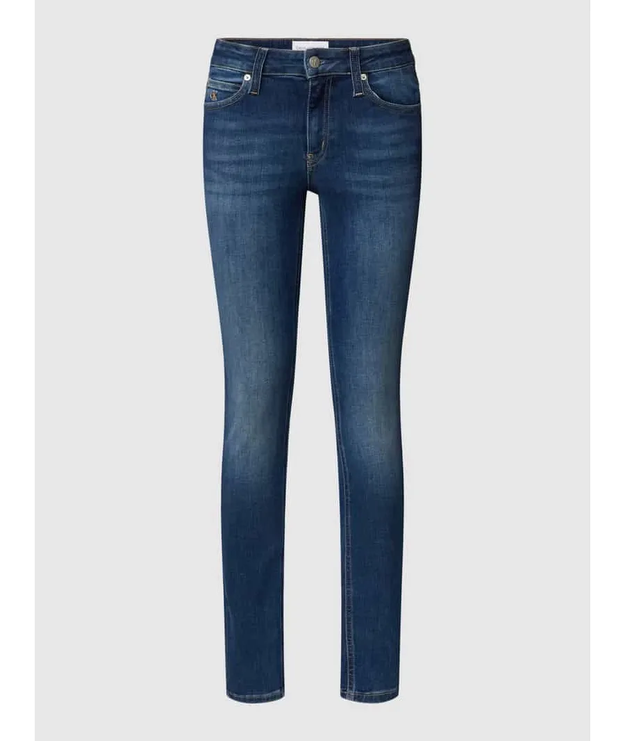 obrazek 1 Jeansy o kroju skinny fit z 5 kieszeniami
