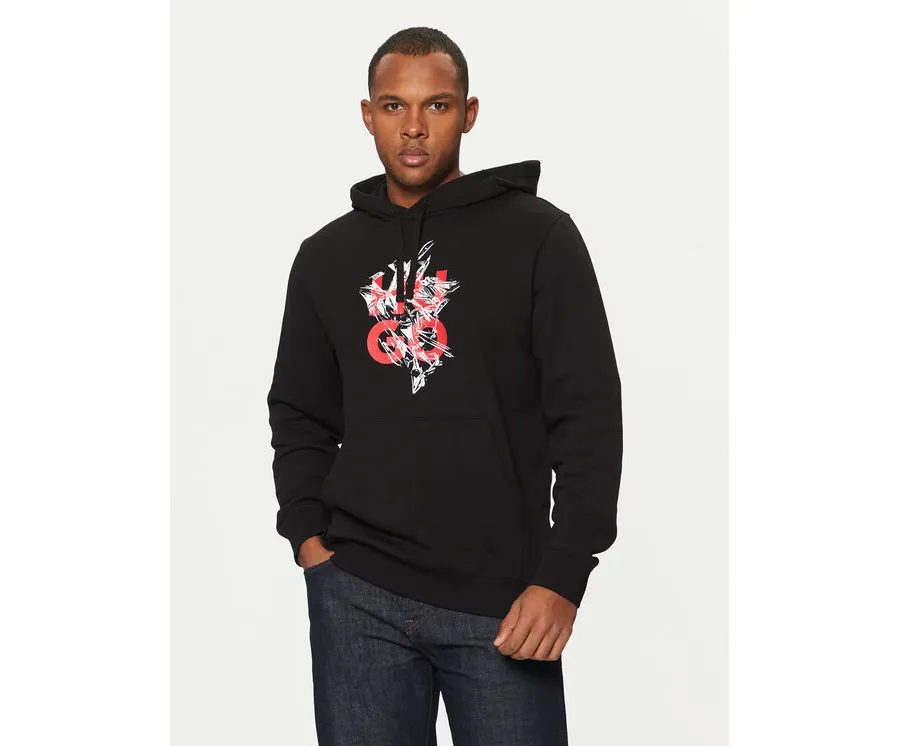 obrazek 1 HUGO Bluza Daltorreson 50523848 Czarny Regular Fit