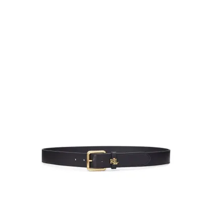 Zdjęcie LAUREN RALPH LAUREN Pasek Damski Logo Keeper 412968765001 Czarny