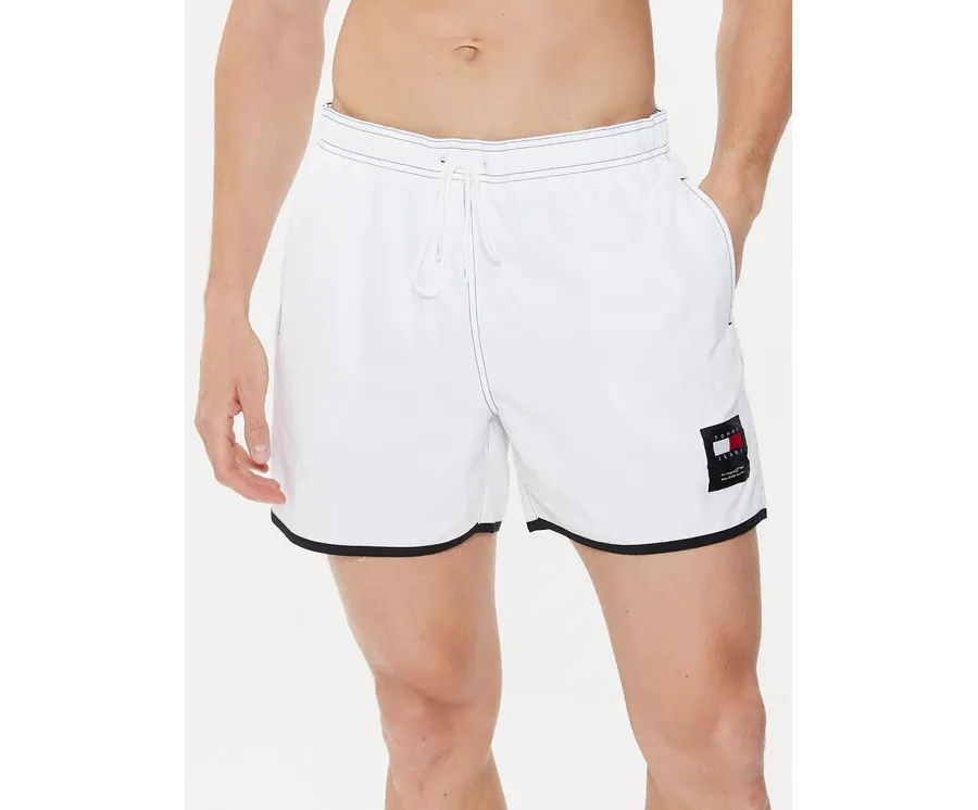 obrazek 1 Tommy Hilfiger Szorty kąpielowe UM0UM03149 Biały Regular Fit