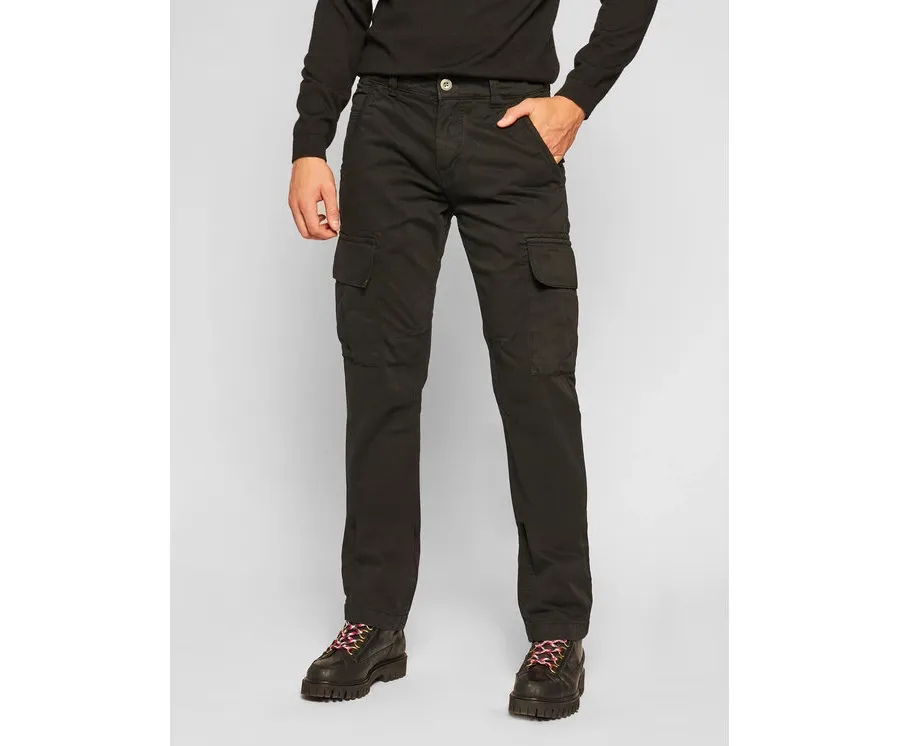 obrazek 1 Alpha Industries Spodnie materiałowe Agent 158205 Czarny Regular Fit