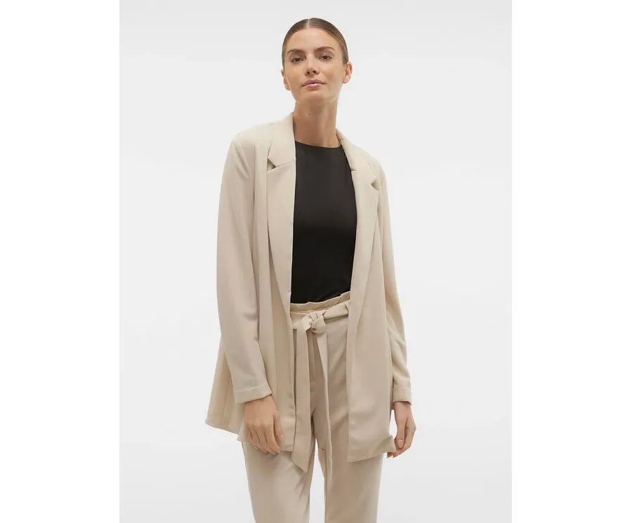 obrazek 1 Vero Moda Marynarka Liva 10294482 Beżowy Regular Fit