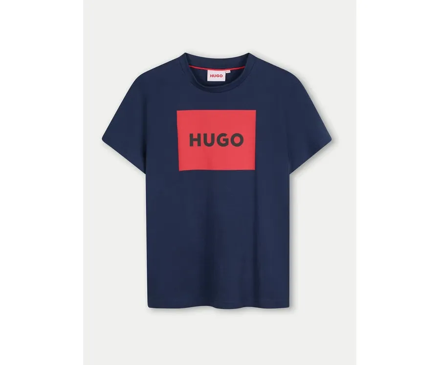 obrazek 1 HUGO T-Shirt G00334 S Granatowy Regular Fit