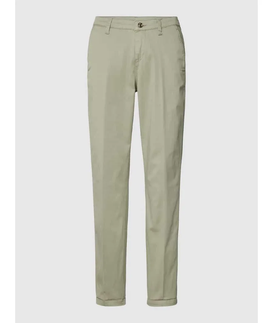 obrazek 1 Chinosy o skróconym kroju slim fit model ‘TURN UP’