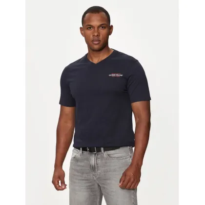 Zdjęcie Guess Jeans T-Shirt M4YI50 K8HM0 Granatowy Slim Fit