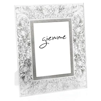 Picture Photo frame 20x25 cm decorated with a silver floral motif