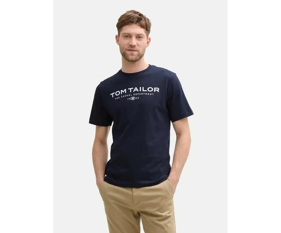 obrazek 1 Tom Tailor T-Shirt 1045773 Granatowy Regular Fit