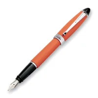 Picture Stylish orange Ipsilon Satin fountain pen - Aurora