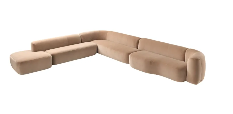 obrazek 3 Brązowa stylowa sofa do salonu – Daytona