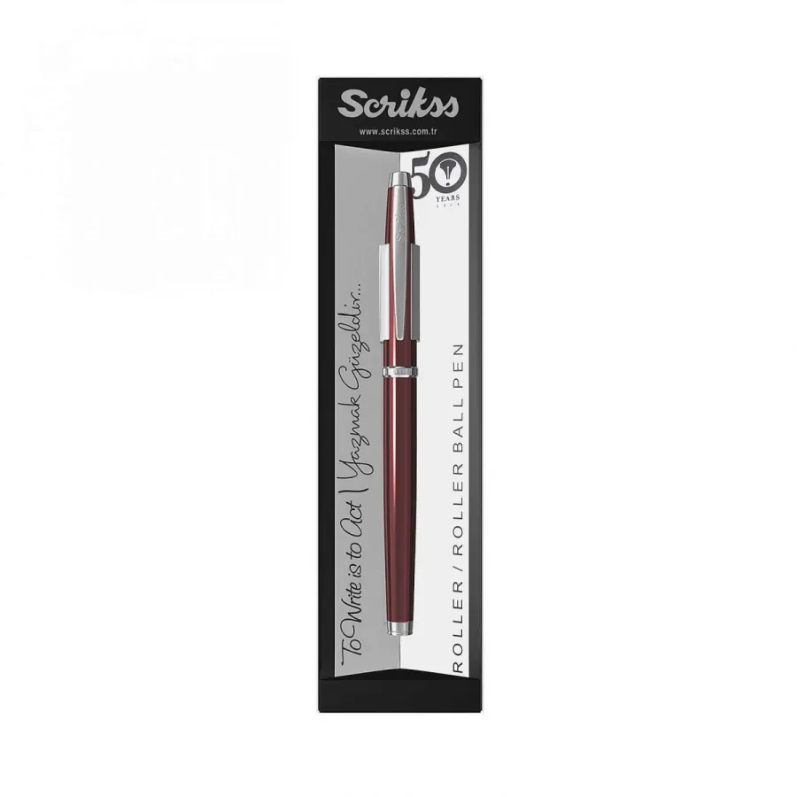 obrazek 6 Burgundowy Rollerball Pen z serii Metropolis 800