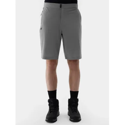 Zdjęcie 4F Szorty materiałowe 4FWSS24TFSHM425 Szary Regular Fit