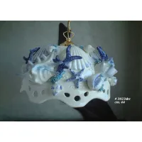 Picture Chandelier with a coral reef motif