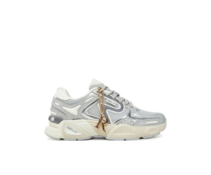 obrazek 1 REPLAY Sneakersy GWS9N .000.C0009T Srebrny