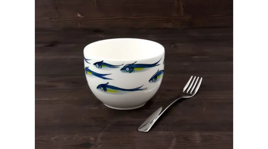 obrazek 1 Mała miska sałatkowa zdobiona sardynkami - Le Ceramiche