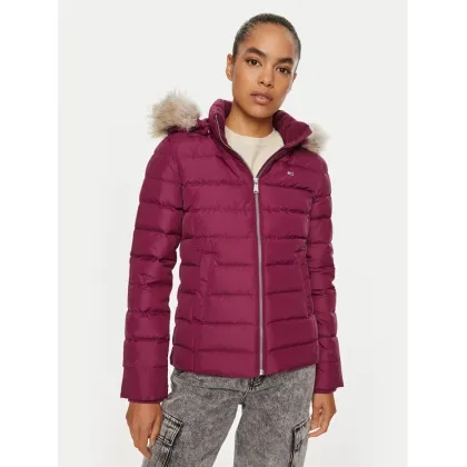 Zdjęcie Tommy Jeans Kurtka puchowa Basic DW0DW18312 Czerwony Slim Fit