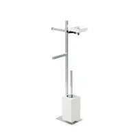 Picture Stylish set of accessories - toilet brush, soap dish, towel rack and toilet paper holder Urania - Stilhaus