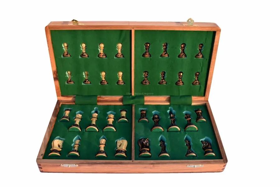 obrazek 6 Rewelacyjny drewniany pakiet do gry w szachy - The Chess Empire