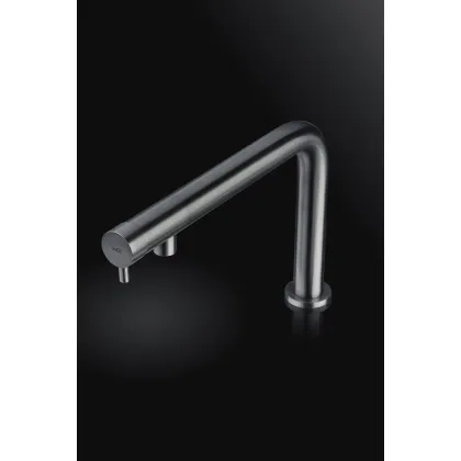 Zdjęcie Elegancki kran nablatowy ze stali nierdzewnej do łazienki