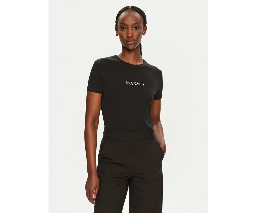 obrazek 1 MAX&Co. T-Shirt 2428976014200 2428976014200 Czarny Regular Fit