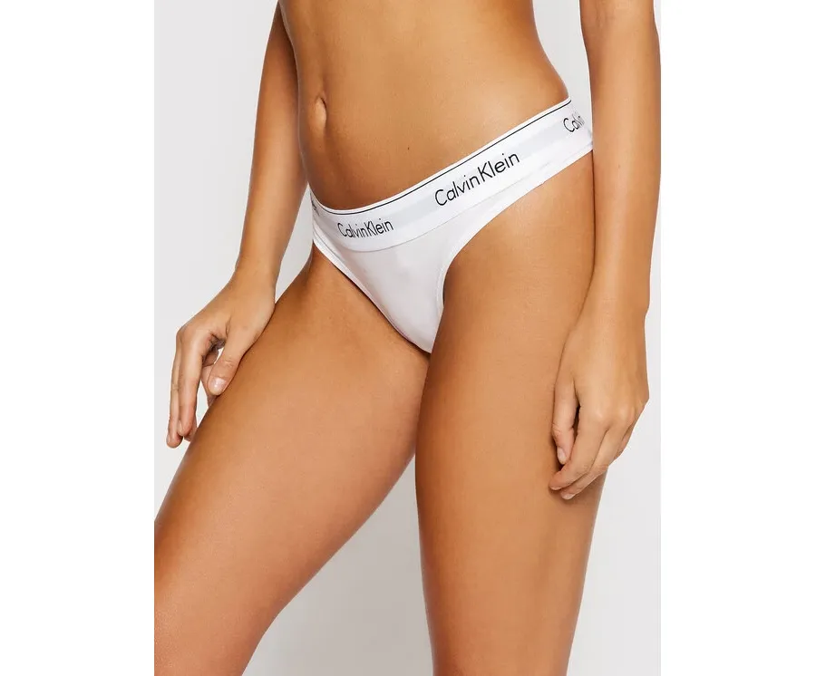obrazek 1 Calvin Klein Underwear Stringi 0000F3786E Biały