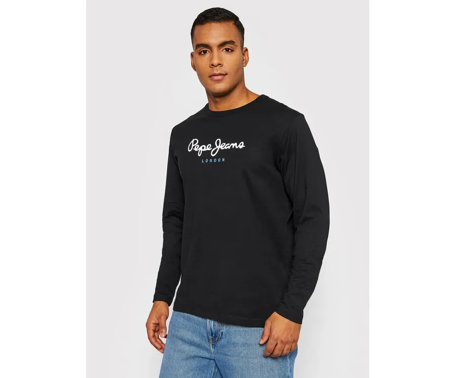 obrazek 1 Pepe Jeans Longsleeve Eggo PM508209 Czarny Regular Fit