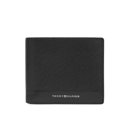 Zdjęcie Tommy Hilfiger Duży Portfel Męski Th Foundation Extra Cc And Coin AM0AM13509 Czarny