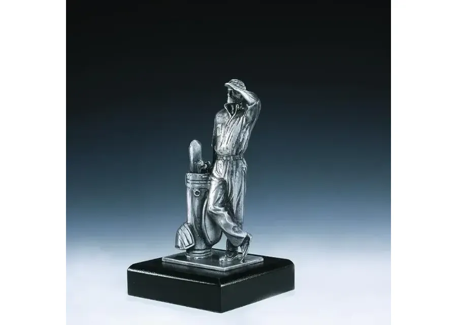obrazek 1 Luksusowa statuetka – nagroda dla golfisty wykonana z pewteru