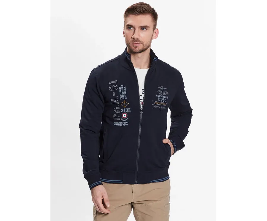 obrazek 1 Aeronautica Militare Bluza 231FE1766F419 Granatowy Regular Fit