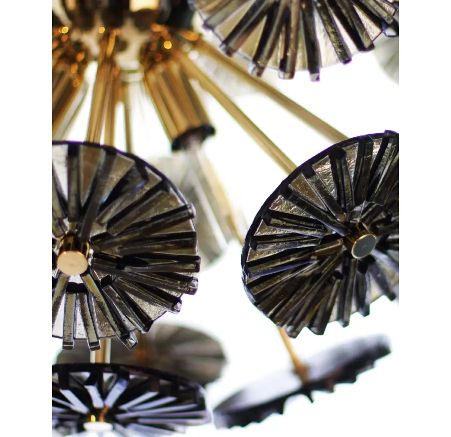 obrazek 4 Inspirowana mniszkiem lekarskim lampa wisząca Dandelion
