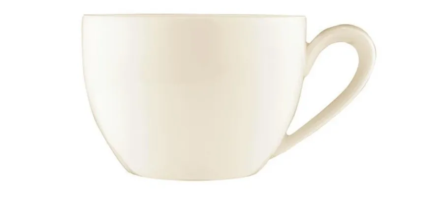 obrazek 2 Kremowa filiżanka do espresso wykonana z porcelany w stylu klasycznym – Tettau